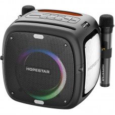 Boxa portabila HOPESTAR Party One, 80W Bluetooth 5.0, Waterproof, TWS, doua microfoane, led-uri smart multicolore