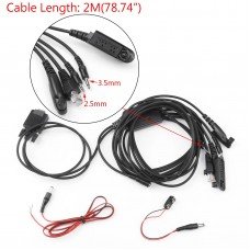 Cablu programare 5 in 1 Serial, compatibil cu statiile Motorola CM140 GM338 GM340 GM360 CP150 EP450