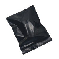 Pungi ziplock negre, set 100 bucati, 100 x 150 mm, resigilabile, waterproof
