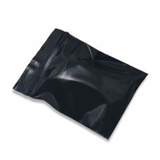 Pungi ziplock negre, set 100 bucati, 70 x 100 mm, resigilabile, waterproof