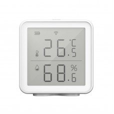 Senzor de temperatura si umiditate cu afisaj LCD, conexiune WiFi, utilizare prin aplicatia Tuya sau Smart Life