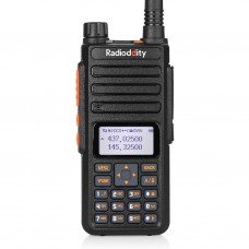 Statie radio portabila Radioddity GA-510, putere emise 10W, Dual-Band, doua baterii, cablu programare, 128 canale