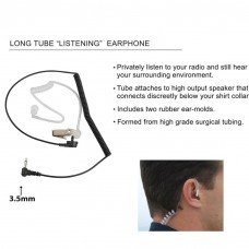 Tub acustic audio pentru microfoane externe, speaker mic, utilizate cu statiile radio portabile Baofeng, Puxing, Kenwood, Wouxun